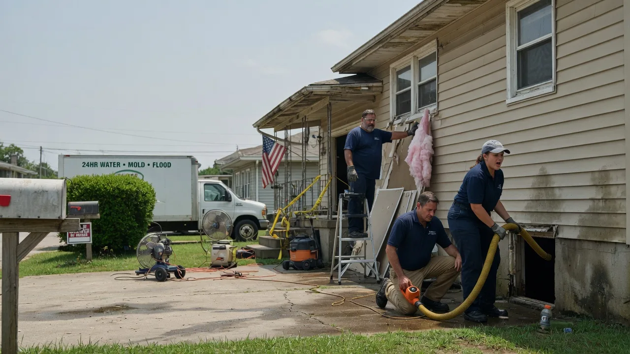 Water Damage Repair in Oak Grove, LA near me